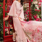 3PC-Printed Lawn Zarri Shirt With Voile Printed Dupatta-1530