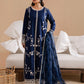 Dhanak-3PC Embroidered Shirt with Digital Printed Wool Shawl - 3367