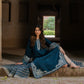 Lawn-3PC Embroidered Shirt with Digital Printed Jacquard Dupatta-5055