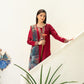 Lawn-3PC Chikankari Embroidered Shirt With Digital Printed Jacquard Dupatta-5346