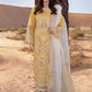 Lawn-3PC Chikankari Embroidered Shirt With Khadi Net Embroidered Dupatta-5318