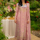 Lawn-3PC Sequence Embroidered Shirt With Khadi Net Embroidered Dupatta-5345