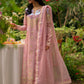 Lawn-3PC Sequence Embroidered Shirt With Khadi Net Embroidered Dupatta-5345