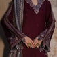 Dhanak-3PC Embroidered Shirt with Digital Printed Wool Shawl - 3537