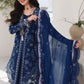 Lawn-3PC Embroidered Shirt with Organza Embroidered Dupatta - 5222