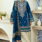 3PC Lawn Embroidered Shirt With Digital Printed Jauqard Dupatta-5033
