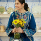 3PC Lawn Embroidered Shirt With Digital Printed Jauqard Dupatta-5033