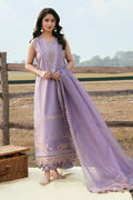 Lawn-3PC Chikankari Embroidered Shirt With Khadi Net Embroidered Dupatta-5285