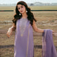 Lawn-3PC Chikankari Embroidered Shirt With Khadi Net Embroidered Dupatta-5285