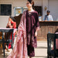 Dhanak-3PC Embroidered Shirt with Organza Embroidered Dupatta- 3420