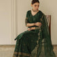 Dhanak-3PC Embroidered Shirt with Organza Sequence Embroidered Dupatta - 3444