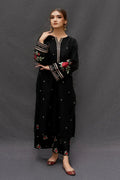 Dhanak-2PC Embroidered Suit - 6195