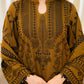 Dhanak-3PC Embroidered Shirt with Dhanak Embroidered Dupatta -3398