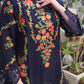 Dhanak-3PC Embroidered Shirt with Digital Printed Wool Shawl - 3545