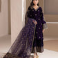 Velvet-3pc Embroidered with Organza Embroidered Dupatta-953
