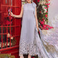 3PC-Printed Lawn Zarri Shirt With Voile Printed Dupatta-1529