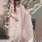 Lawn-3PC Embroidered Shirt with Organza Embroidered Dupatta-1332