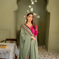 Dhanak 3PC Embroidered Shirt with Dhanak embroidered dupatta-619