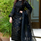 Black Linen 3PC Embroidered-842