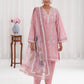 Lawn-3PC Chikankari Embroidered With Digital Printed Jacquard Dupatta-5159