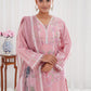 Lawn-3PC Chikankari Embroidered With Digital Printed Jacquard Dupatta-5159
