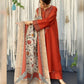 Lawn 3PC Embroidered Shirt with Digital Printed Jacquard Dupatta-5184