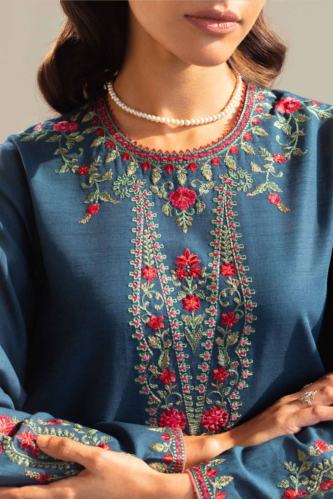 Zara Shahjahan Lawn 3PC Embroidered-372