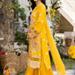 Lawn Chikenkari 3PC Embroidered With Organza Embroidered Dupatta-341