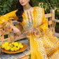 Lawn Chikenkari 3PC Embroidered With Organza Embroidered Dupatta-341