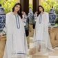 AZURE Lawn 3PC Embroidered With Organza Embroidered Dupatta-390