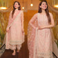 FAIZA SAQLAIN Lawn 3PC Embroidered With Organza Embroidered Dupatta-399