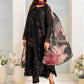 Lawn-3PC Embroidered with Digital Printed Jacquard Dupatta-5074