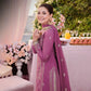 Dhanak-3PC Embroidered Shirt with Chiffon Embroidered Dupatta - 3393