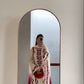 Dhanak-3PC Embroidered Shirt with Chiffon Tie and Dye Dupatta - 3509