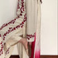 Dhanak-3PC Embroidered Shirt with Chiffon Tie and Dye Dupatta - 3509