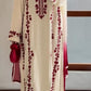Dhanak-3PC Embroidered Shirt with Chiffon Tie and Dye Dupatta - 3509
