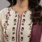 Dhanak-3PC Embroidered Shirt with Chiffon Tie and Dye Dupatta - 3509