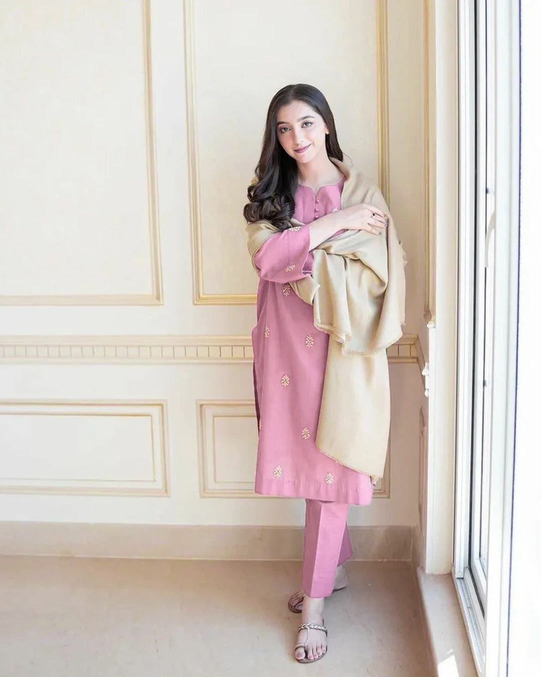 Dhanak 3PC Embroidered-1298