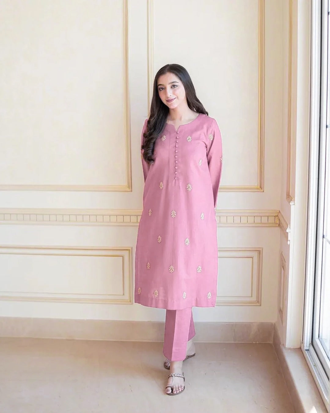 Dhanak 3PC Embroidered-1298