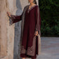 Lawn 3PC Embroidered Shirt with Digital Printed Jacquard Dupatta-5047
