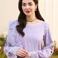 Lawn-3PC Embroidered With Chiffon Digital Printed Dupatta - 5243