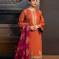 ZARA SHAHJAHAN 3PC Dhanak Embroidered Shirt With Digital Printed Shawl-691