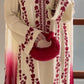 Dhanak-3PC Embroidered Shirt with Chiffon Tie and Dye Dupatta - 3509