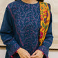 ZARA SHAHJAHAN 3PC Dhanak Embroidered Shirt With Digital Printed Shawl-217