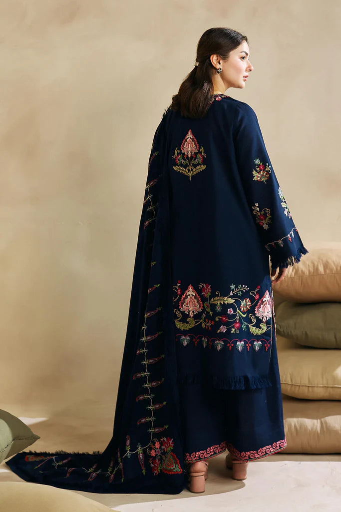 Dhanak 3PC Embroidered-618