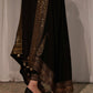 Dhanak-3PC Embroidered Shirt with Organza Sequins Embroidered Dupatta- 3373