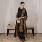 Dhanak-3PC Embroidered Shirt with Organza Sequins Embroidered Dupatta- 3373