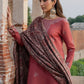 Lawn-3PC Embroidered Shirt with Digital Printed Jacquard Dupatta-5053