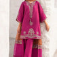 Dhanak-3PC Embroidered Shirt with Digital Printed Wool Shawl -3371
