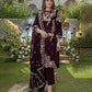 Velvet-3pc Embroidered with Velvet Embroidered Dupatta-955